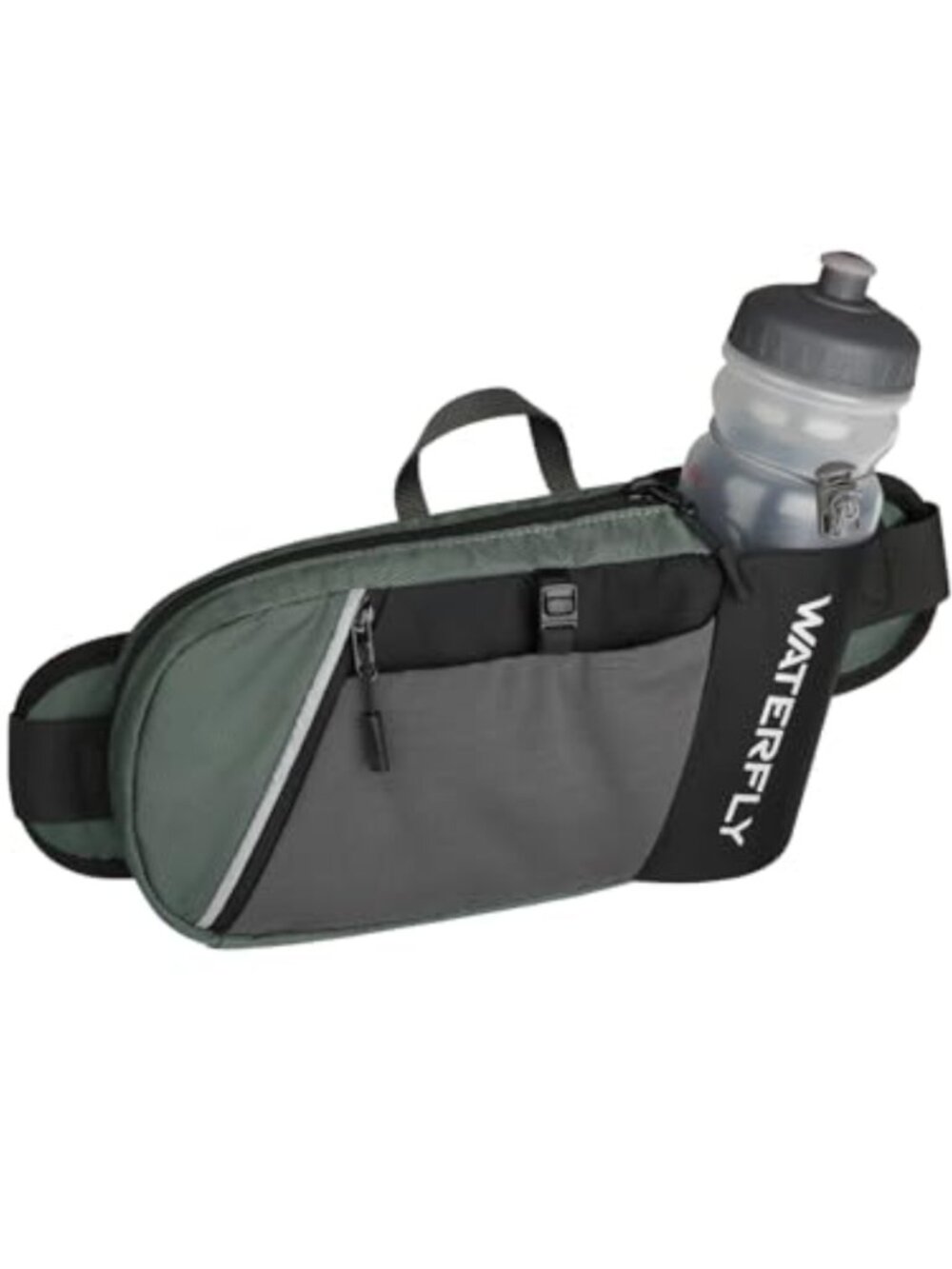 Nylon Water Bottle Fanny Pack Hiking Hydration Waist Pack Running Belt
